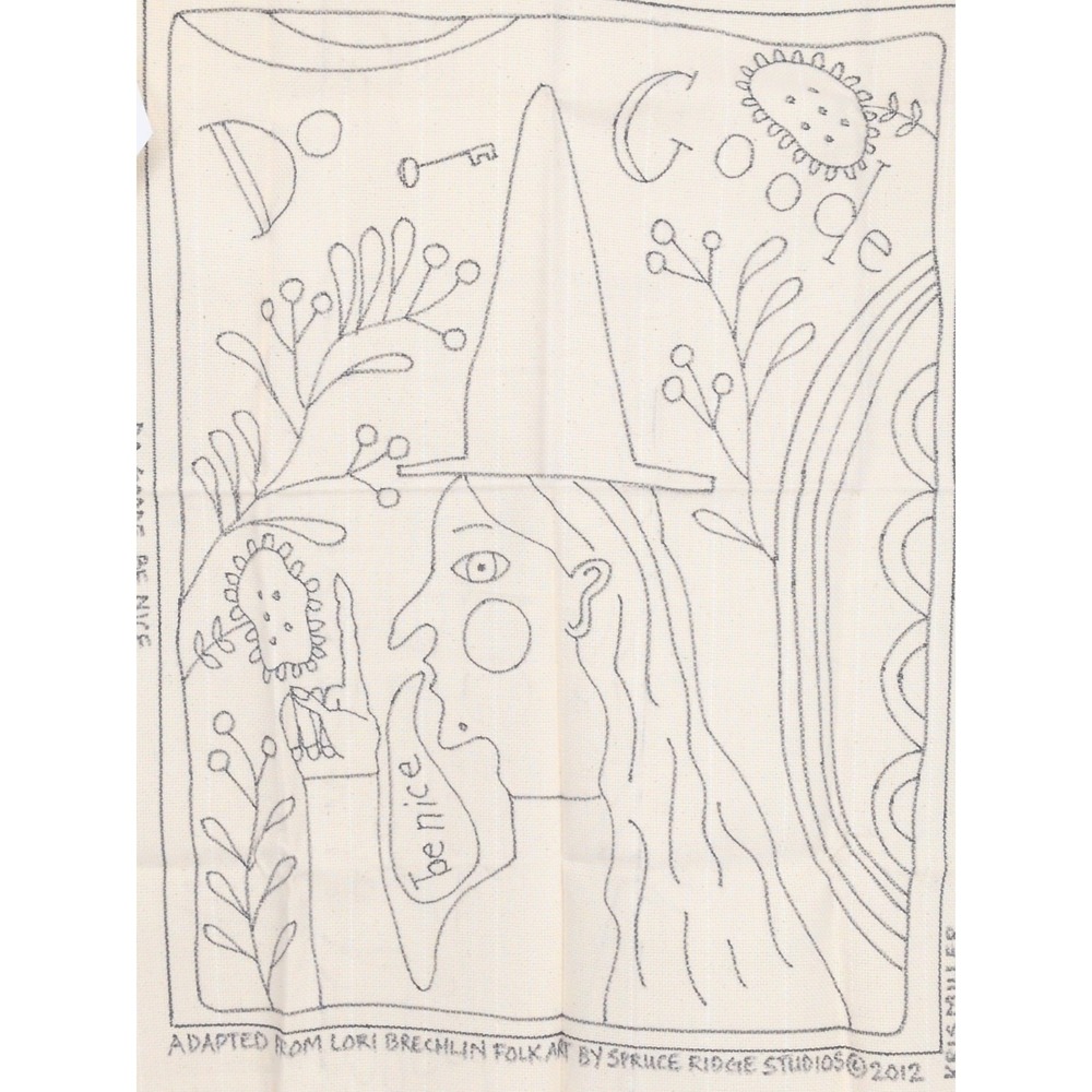 Do Goode Be Nice Rug Hooking Pattern Halloween Witch Spruce Ridge Kris Miller